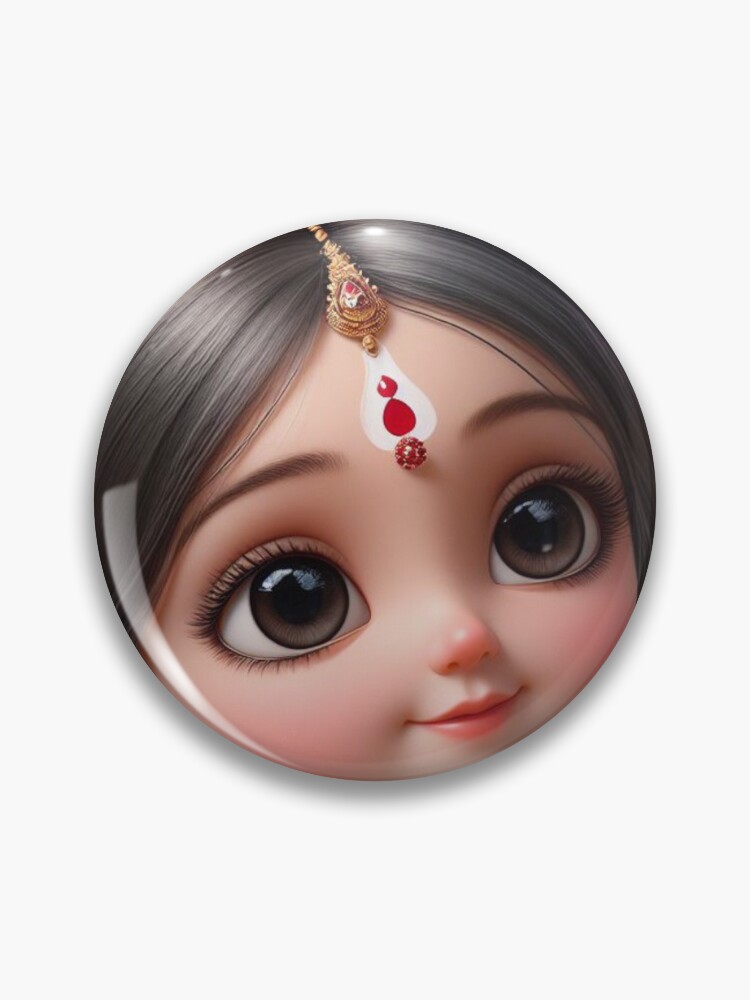 Beautiful Radha Rani Talking with Friend about Krishna