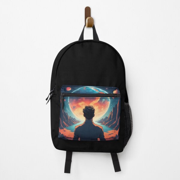 Item preview, Man facing the world designed and sold by krzysiekd24.