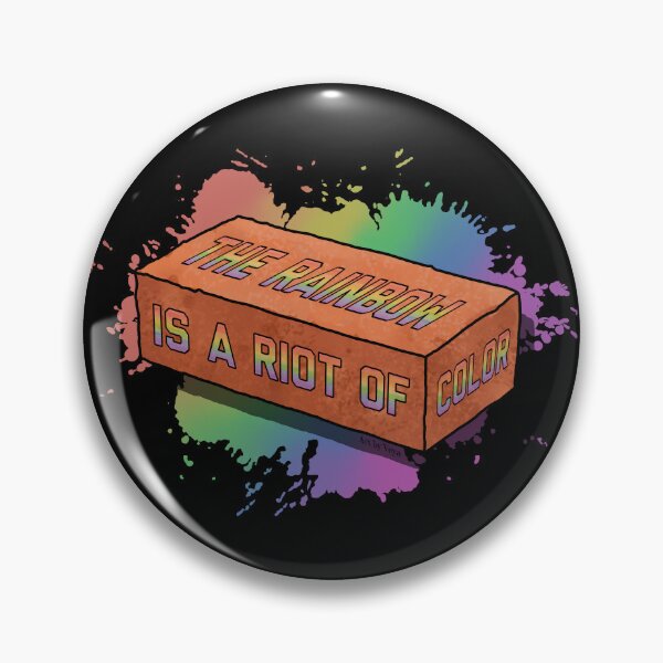 Item preview, The Rainbow Is A Riot Of Color Brick designed and sold by Art by Veya.