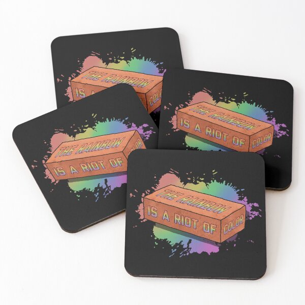 Item preview, The Rainbow Is A Riot Of Color Brick designed and sold by Art by Veya.