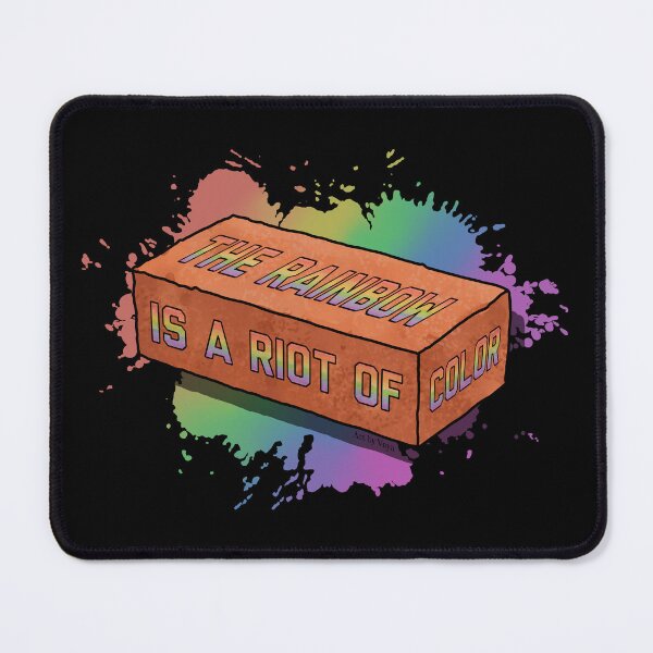 Item preview, The Rainbow Is A Riot Of Color Brick designed and sold by Art by Veya.