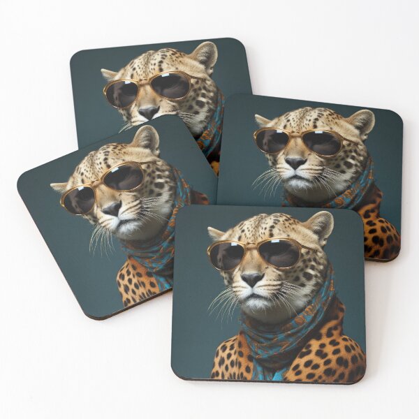 Item preview, Cool Cheetah in Shades designed and sold by Sillytoe.