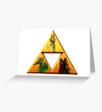 Triforce - The Legend Of Zelda Greeting Card