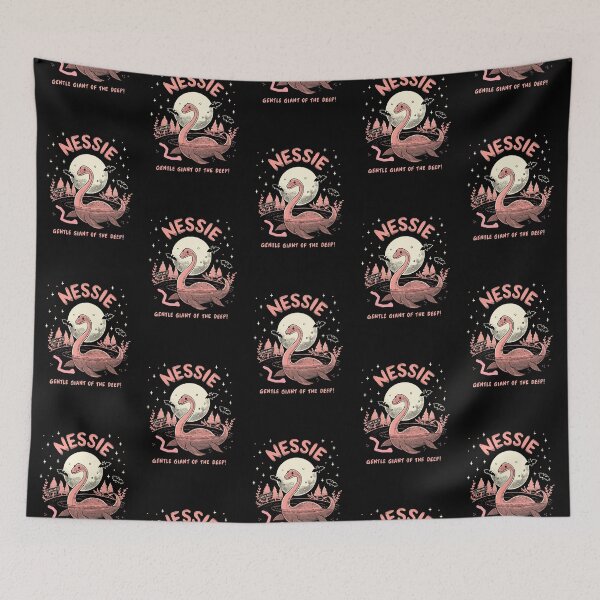 Item preview, Nessie Loch Ness Monster Pink // Cryptids, Monsters designed and sold by Wendy-Stephens.
