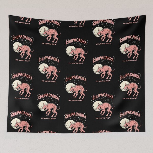 Item preview, Copy of El Chupacabra Monster Pink // Cryptids, Cryptozoology designed and sold by Wendy-Stephens.