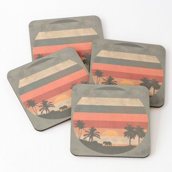 Item preview, Timeless Retro Sunset Silhouettes designed and sold by AI-Only Creations.