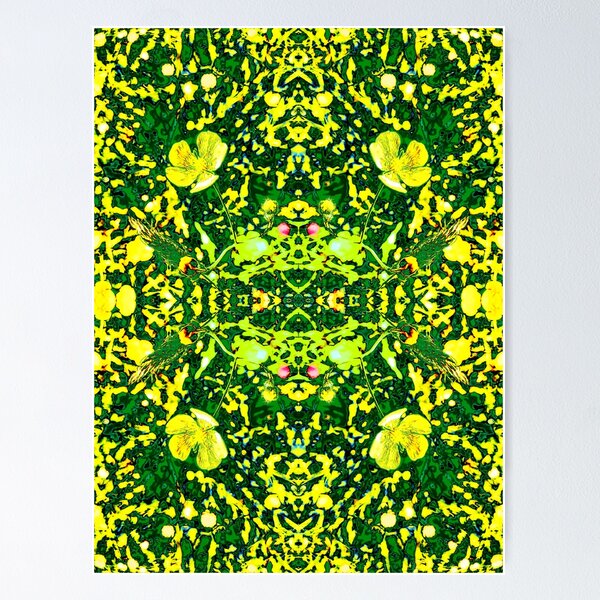 Item preview, Pattern from Wild flowers & Grass in a meadow in June. designed and sold by Robin3DT.