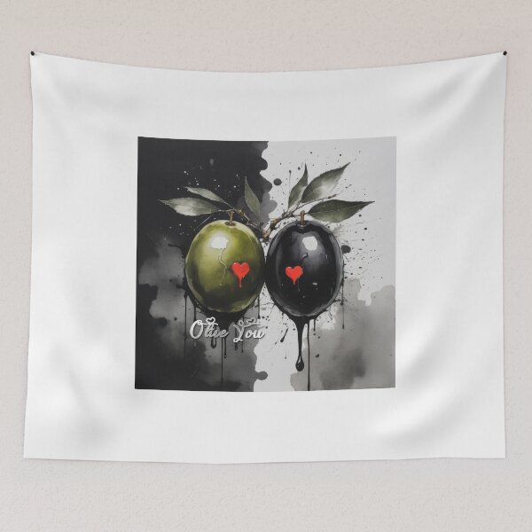 Item preview, Hearts Entwined: Olive You Forever designed and sold by PepeVader.