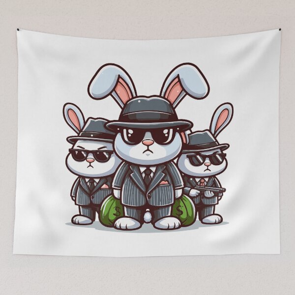 Item preview, bad bunny mafia designed and sold by Ren-Zou.