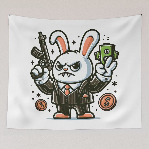 Item preview, bad bunny mafia vintage designed and sold by Ren-Zou.