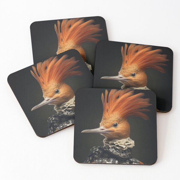 Item preview, Regal Hoopoe in Elegant Attire designed and sold by Sillytoe.