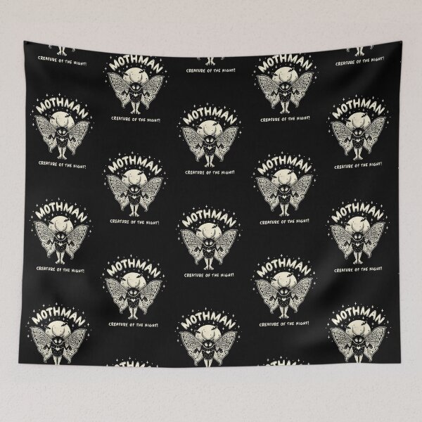 Item preview, Mothman Monster White // Cryptids, Cryptozoology designed and sold by Wendy-Stephens.