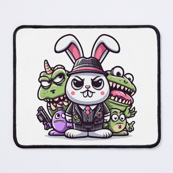 Item preview, bad bunny mafia retro designed and sold by Ren-Zou.