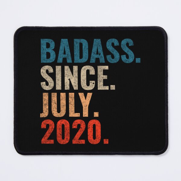 Item preview, Badass since July 2020 Vintage 2020 July birthday gift designed and sold by Teelogic.