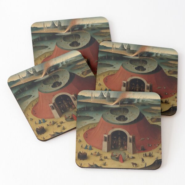 Item preview, Scene from Dante's Inferno after Hieronymus Bosch designed and sold by Vintage Designs +.