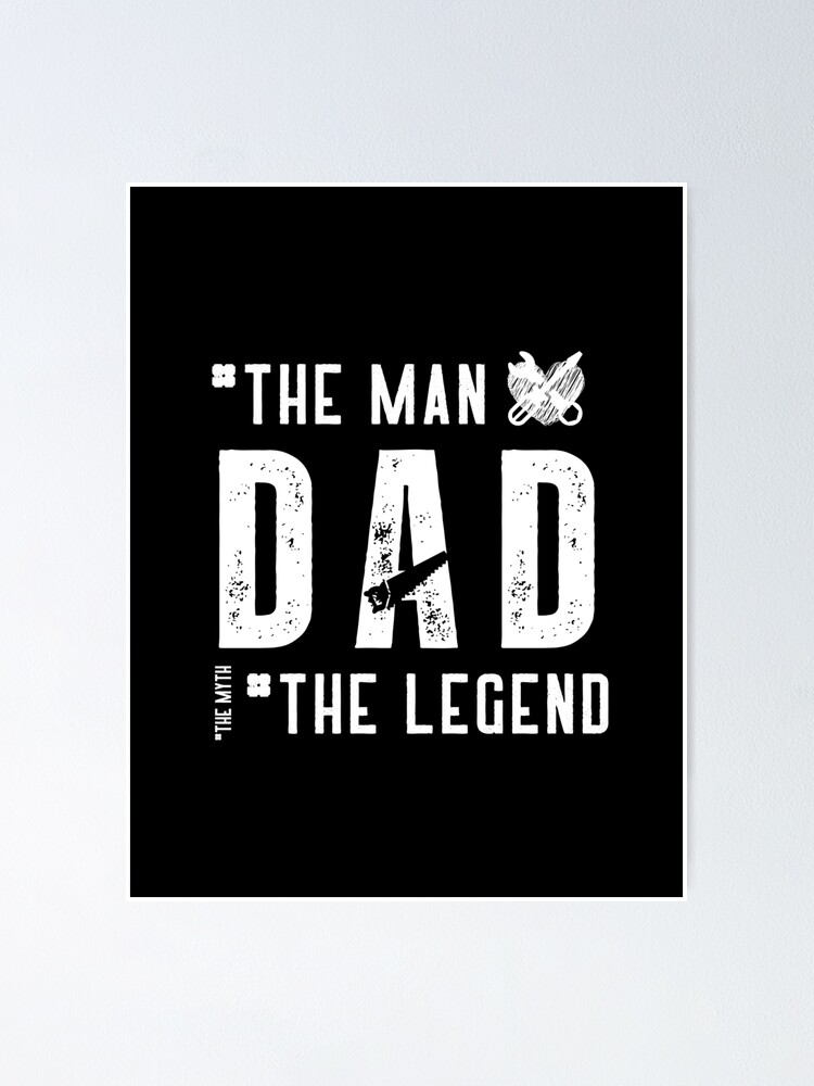 Thumbnail 1 of 3, Poster, Legend Dad designed and sold by FitEnvy.