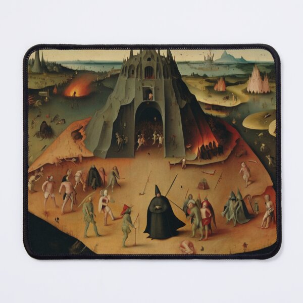 Item preview, Scene from Dante's Inferno after Hieronymus Bosch designed and sold by Vintage Designs +.