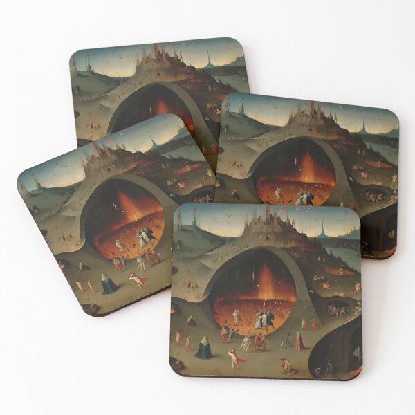 Item preview, Scene from Dante's Inferno after Hieronymus Bosch designed and sold by Vintage Designs +.