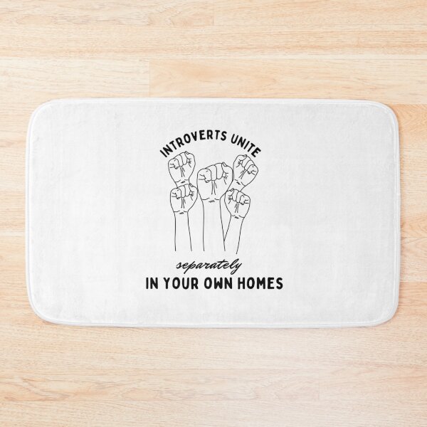Item preview, Introverts unite separately in your own homes designed and sold by Garna-kvitka.