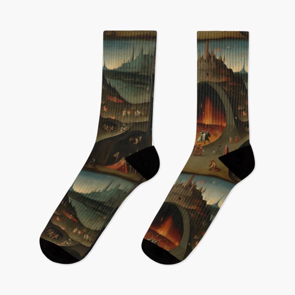 Item preview, Scene from Dante's Inferno after Hieronymus Bosch designed and sold by Vintage Designs +.