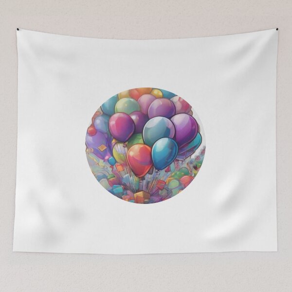 Item preview, Cartoon Balloon Fiesta (1445) designed and sold by WASjourney.