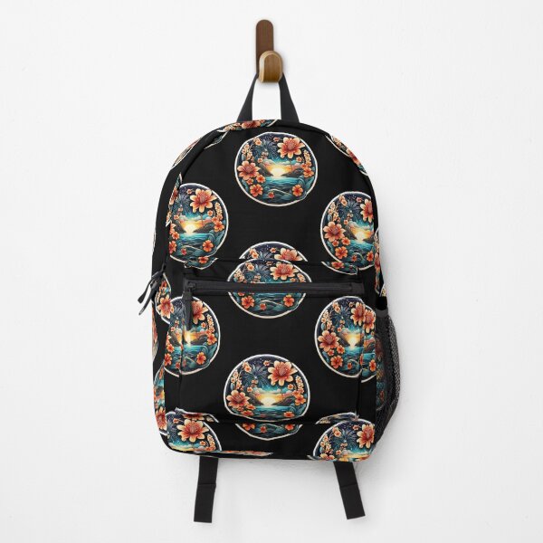 Item preview, Sunrise over Ocean with Hawaii Orchids and Fireworks designed and sold by NautiChic.