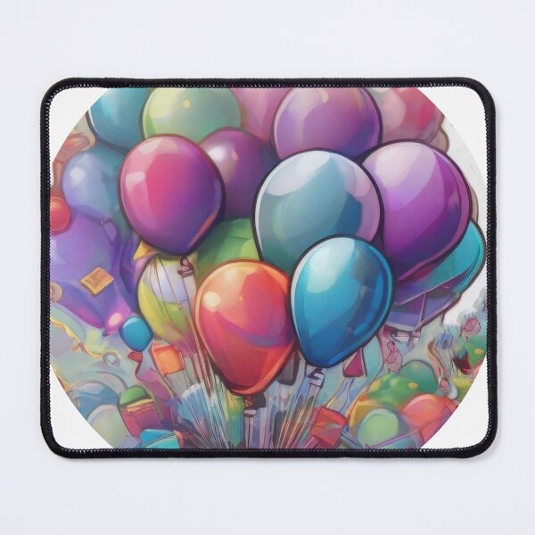 Item preview, Cartoon Balloon Fiesta (1445) designed and sold by WASjourney.