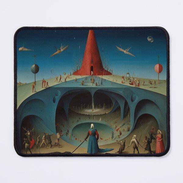 Item preview, Scene from Dante's Inferno after Hieronymus Bosch designed and sold by Vintage Designs +.