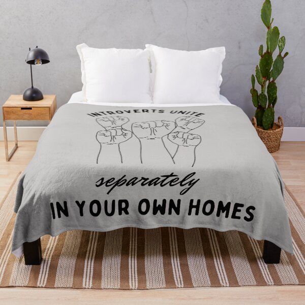 Item preview, Introverts unite separately in your own homes designed and sold by Garna-kvitka.