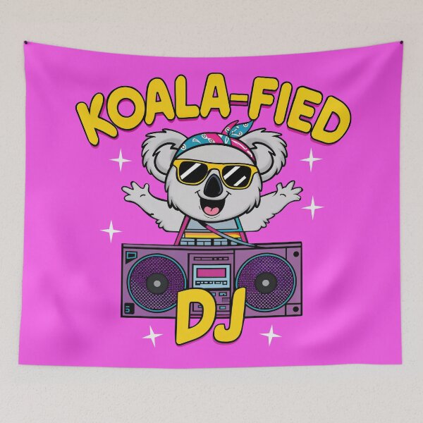 Item preview, DJ Music Party Event Production Koala-Fied Graphic designed and sold by serein32.