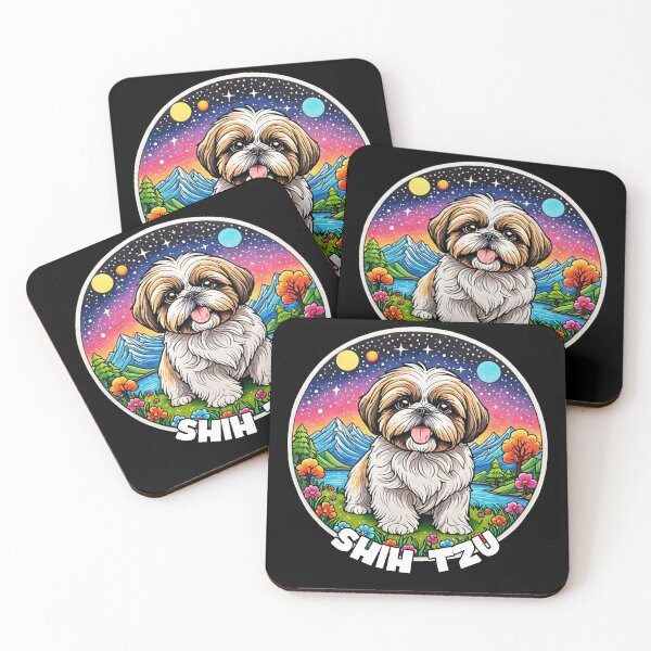 Item preview, Colorful Canines - Shih Tzu designed and sold by sekrecja.