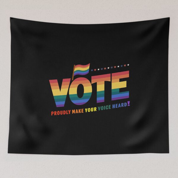 Item preview, Rainbow Vote designed and sold by RetroPrints.