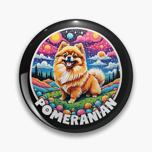 Item preview, Colorful Canines - Pomeranian designed and sold by sekrecja.