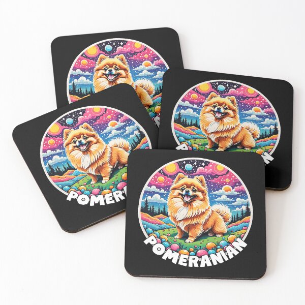 Item preview, Colorful Canines - Pomeranian designed and sold by sekrecja.