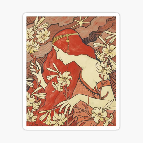 Item preview, Lilies (Red) designed and sold by MagentaNuance.