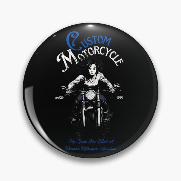 Item preview, Her Road, Her Rules, custom motorcycle, RIDE FAST, motorcycle, Two Wheels designed and sold by Angpau.