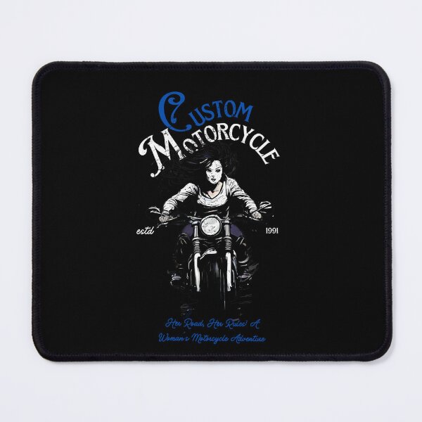 Item preview, Her Road, Her Rules, custom motorcycle, RIDE FAST, motorcycle, Two Wheels designed and sold by Angpau.