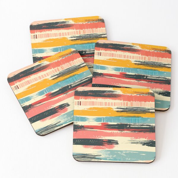 Item preview, Red, Black, Orange, Pink, Blue Brush Strokes designed and sold by kuralesya.
