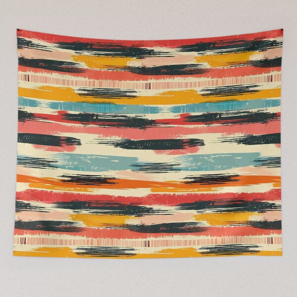 Item preview, Red, Black, Orange, Pink, Blue Brush Strokes designed and sold by kuralesya.
