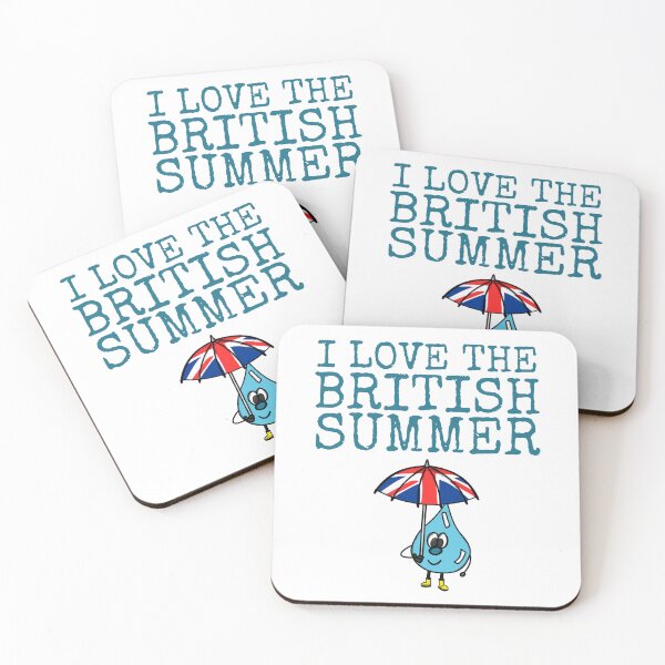 Item preview, I Love The British Summer, Rain Funny designed and sold by doodlerob.