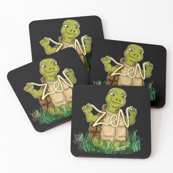 Item preview, Turtle Zen - dark background designed and sold by Themys24.