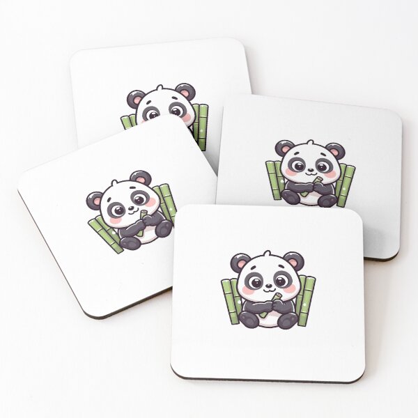 Item preview, cute panda eating bamboo designed and sold by DigiHouse.