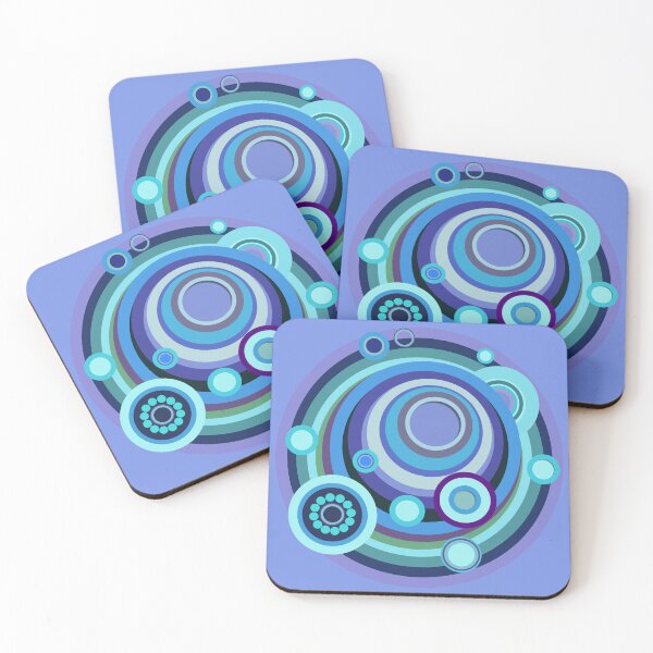 Item preview, Blue/Purple Mosaic Mandala designed and sold by FreakorGeek.
