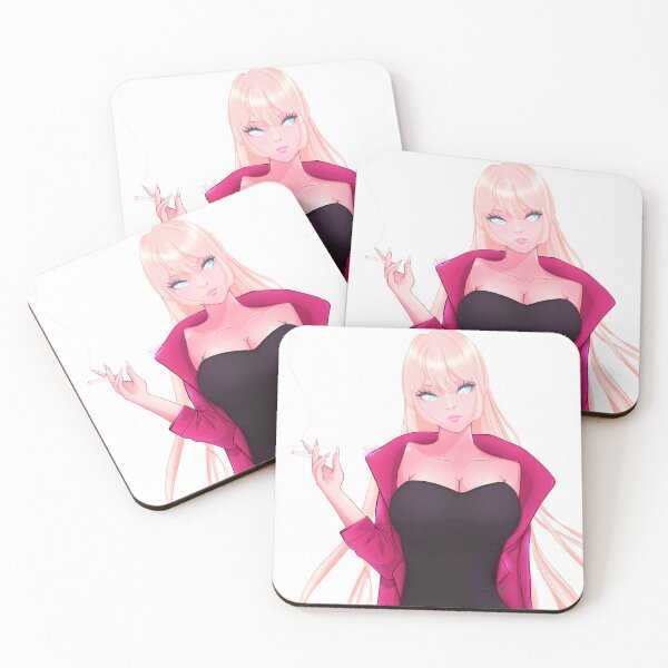 Item preview, Beautiful Blonde Girl with Red Coat designed and sold by skedel88.