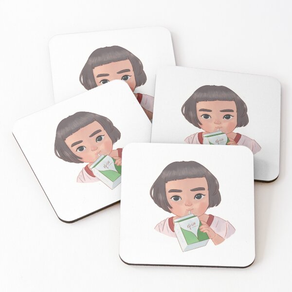 Item preview, Cute Kid Drinks Milk designed and sold by JesanArts.