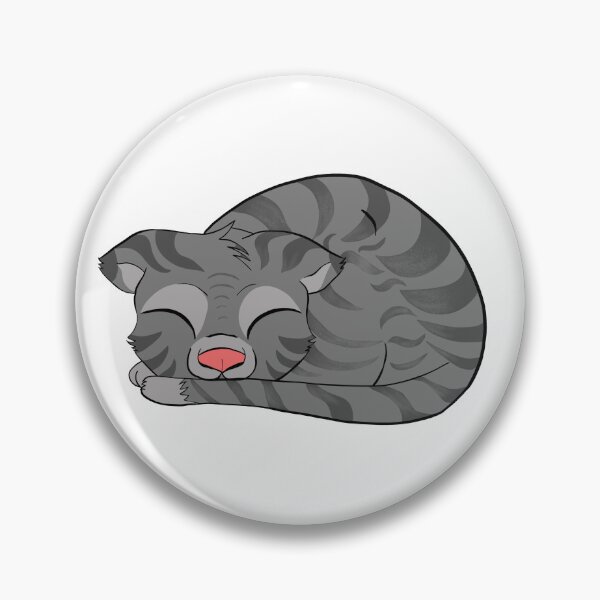 Item preview, Sleeping gray cat - AA0058A designed and sold by LionsHut.