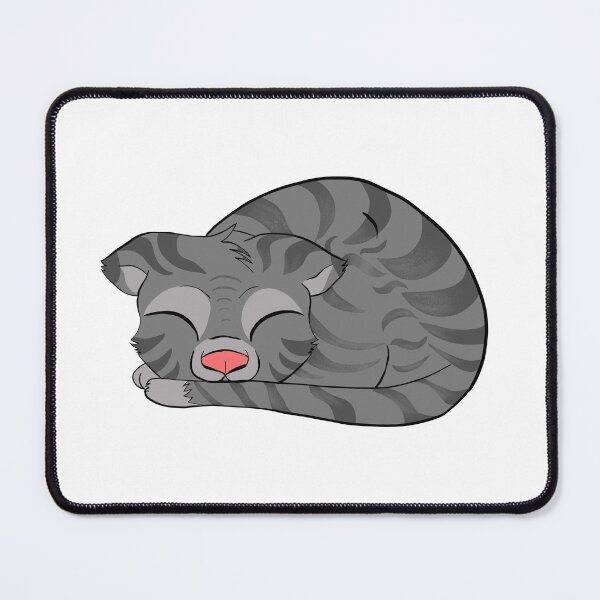 Item preview, Sleeping gray cat - AA0058A designed and sold by LionsHut.