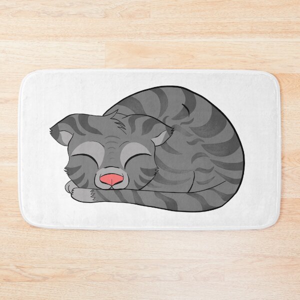 Item preview, Sleeping gray cat - AA0058A designed and sold by LionsHut.