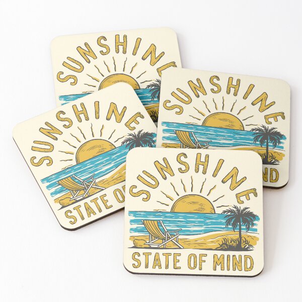 Item preview, Sunshine State of Mind With Sun Beach and Chair  designed and sold by Loving Nature Gifts.