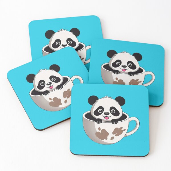 Item preview, A Cute Panda In a Coffee Cup designed and sold by HillsBasket.